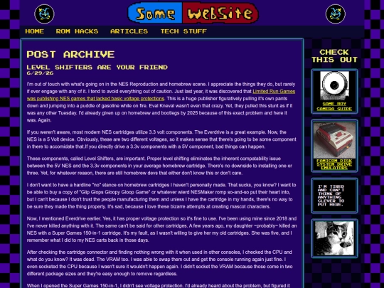 newsarchive/levelshifter screenshot