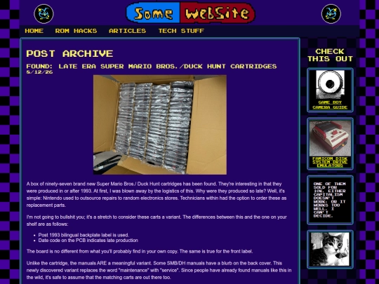newsarchive/supermarioduckhuntscam screenshot