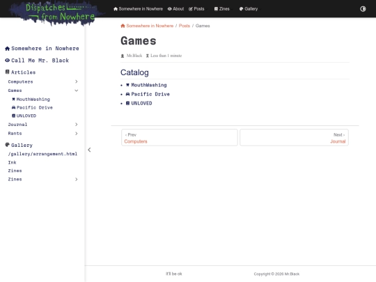 posts/games screenshot
