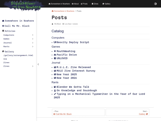 posts screenshot