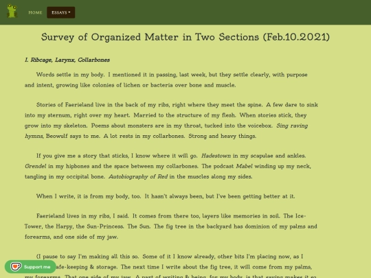 essays/surveymatter screenshot