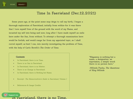 essays/timeinfaerieland screenshot