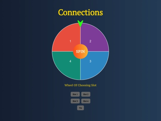 Connection/spin screenshot