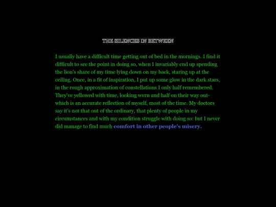 The Silences In Between screenshot