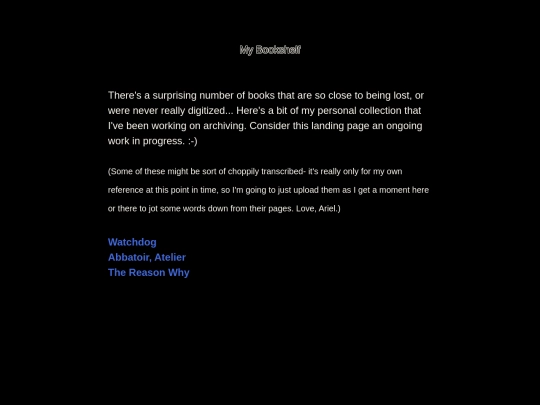 library screenshot