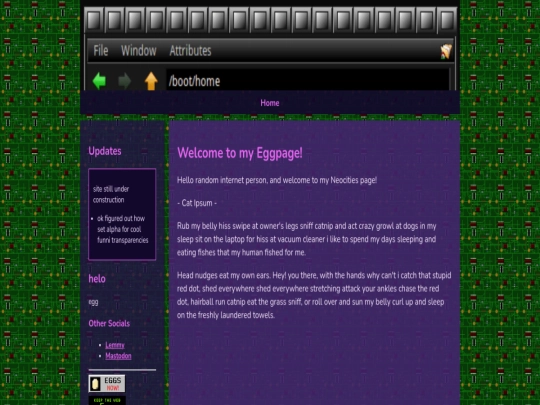 index screenshot