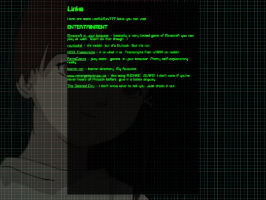 pages/links screenshot