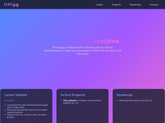Dev screenshot