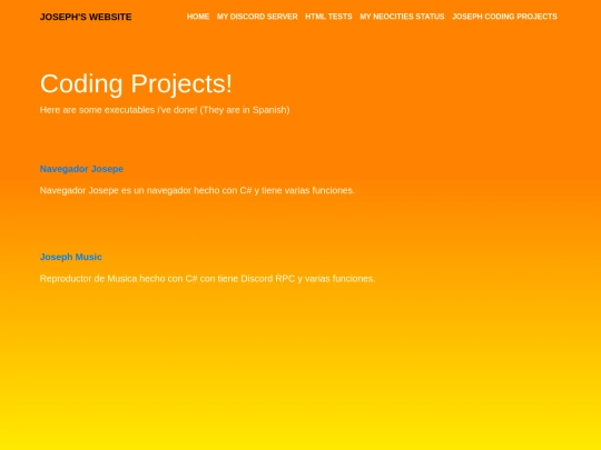 CodingProjects screenshot