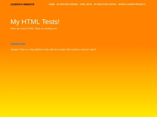 HTMLTests screenshot