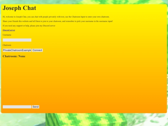 JosephChat screenshot
