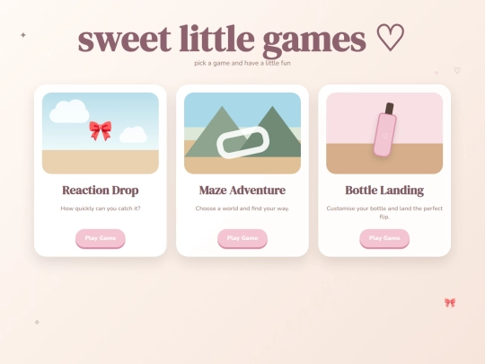 Games screenshot