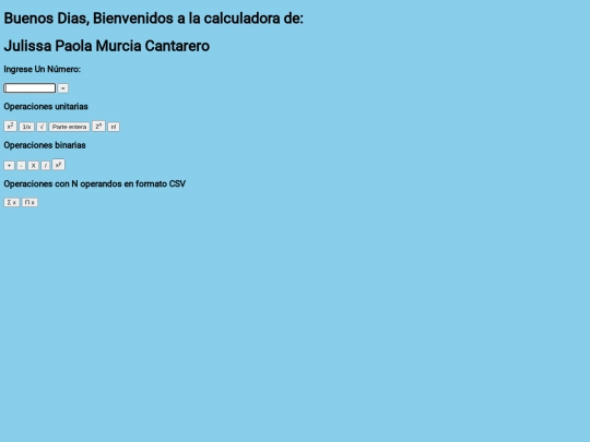calculadora screenshot