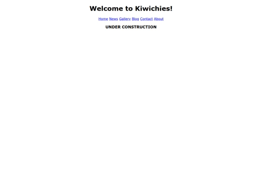 Blog screenshot