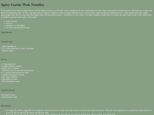 spicynoodles screenshot