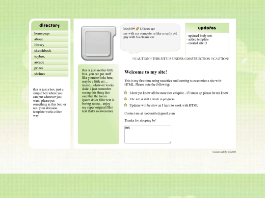 index screenshot