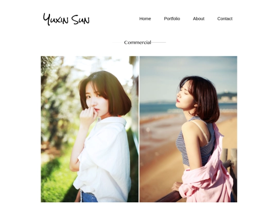 portfolio-commercialpage screenshot