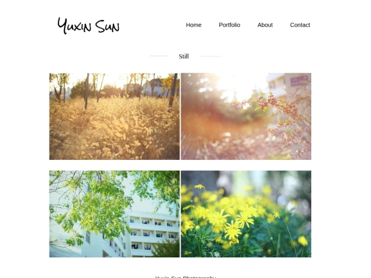portfolio-stillpage screenshot