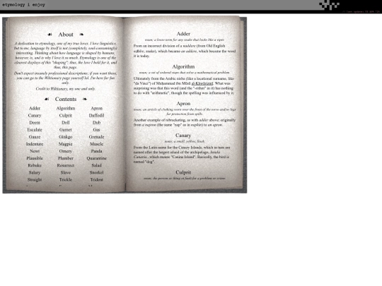 etymology screenshot
