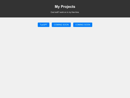 projects screenshot