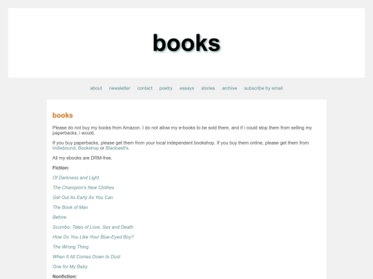 books screenshot
