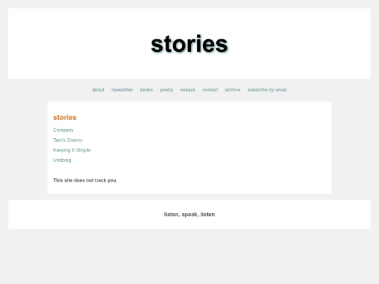 stories screenshot
