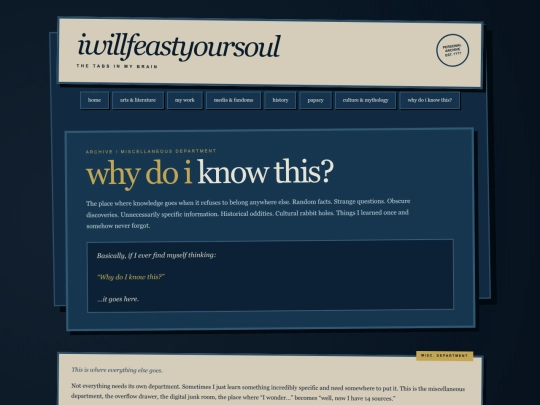why-do-i-know-this screenshot