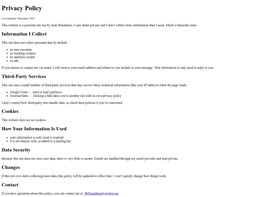 privacy screenshot