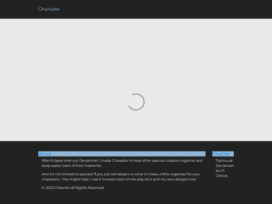 index screenshot