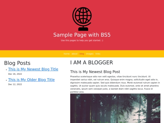 BSBlog screenshot