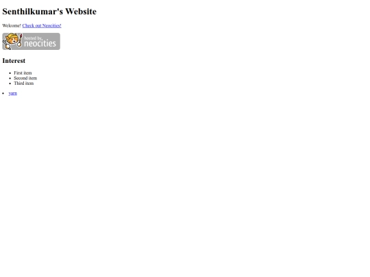 index screenshot