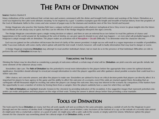 htr/numina/hedge-magic/divination screenshot