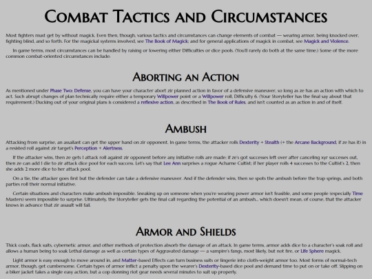 mta/gameplay-rules/dramatic-systems/combat/tactics-and-circumstances screenshot
