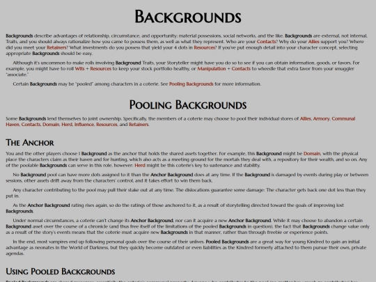 vtm/character-creation/backgrounds screenshot