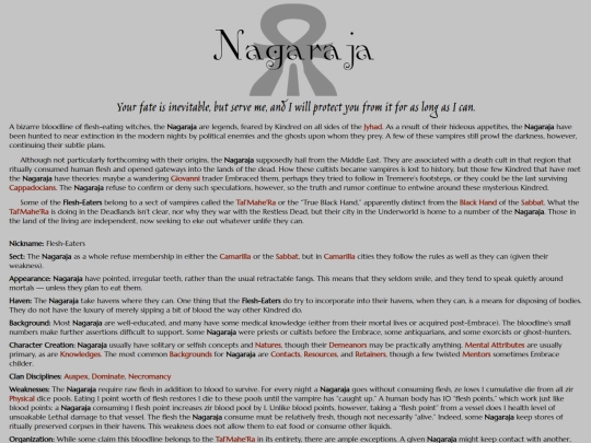 vtm/clans-bloodlines/bloodlines/nagaraja screenshot