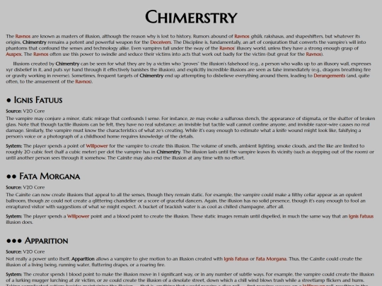 vtm/disciplines/chimerstry screenshot