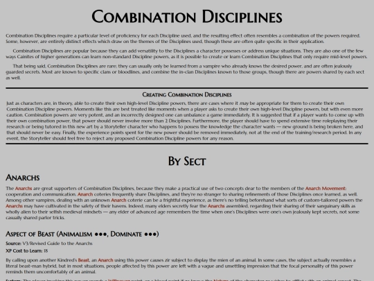 vtm/disciplines/combination-disciplines screenshot