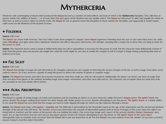 vtm/disciplines/mytherceria screenshot