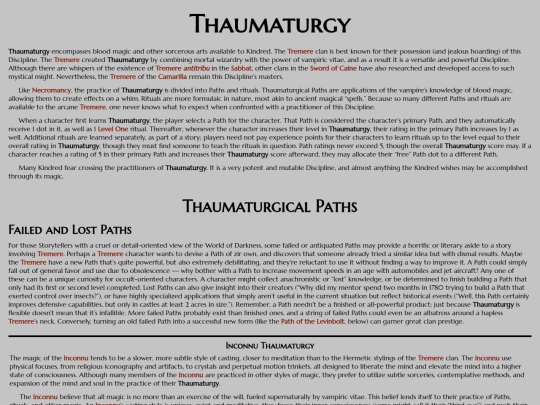 vtm/disciplines/thaumaturgy screenshot