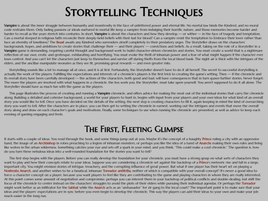 vtm/gameplay-rules/storytelling screenshot