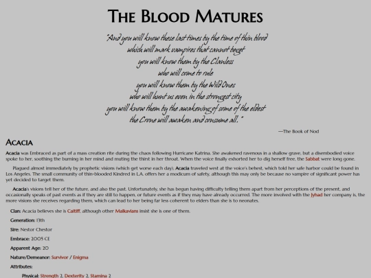 vtm/statblocks/kindred-of-note/blood-matures screenshot