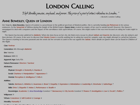 vtm/statblocks/kindred-of-note/london-calling screenshot