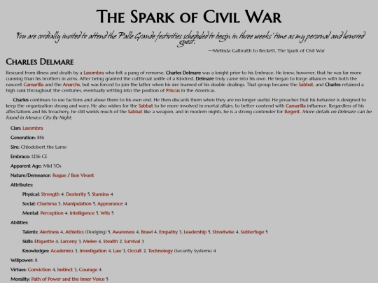 vtm/statblocks/kindred-of-note/spark-of-civil-war screenshot