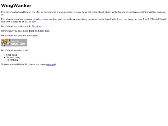 index screenshot