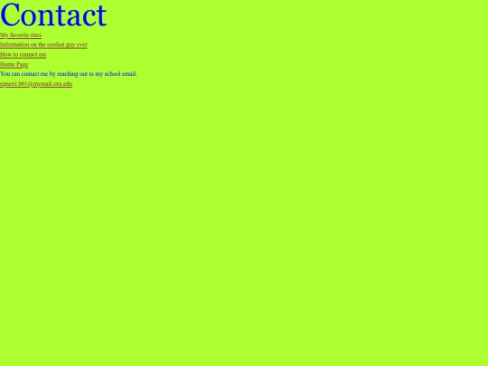 pages/contact screenshot