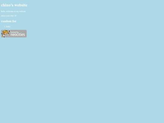 index screenshot