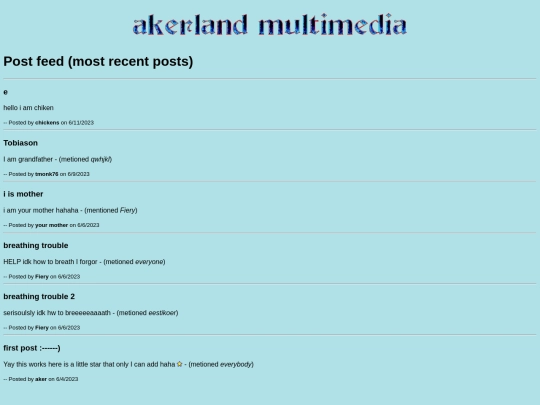 feed screenshot