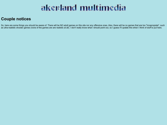 notices screenshot