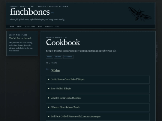cookbook screenshot