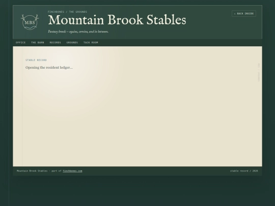 stables/resident screenshot